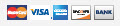 PayPal accepts these credit cards!